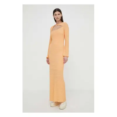 Šaty Résumé AriaRS Dress oranžová barva, maxi, 20481120