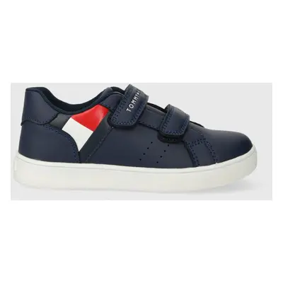 Dětské sneakers boty Tommy Hilfiger tmavomodrá barva