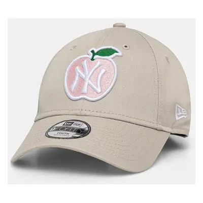 Kšiltovka New Era NEW YORK YANKEES béžová barva, s aplikací, 60565272