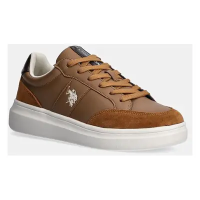 Sneakers boty U.S. Polo Assn. CODY hnědá barva, CODY003M/DYS2