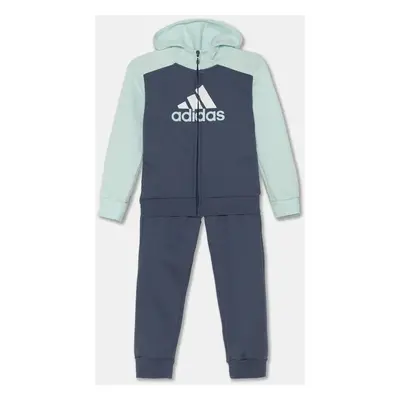 Dětská tepláková souprava adidas LK BL FL TS modrá barva, IX7318