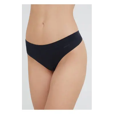 Tanga Dkny černá barva, DK8961