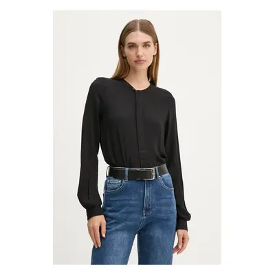 Halenka G-Star Raw dámská, černá barva, hladká, D24441-D723