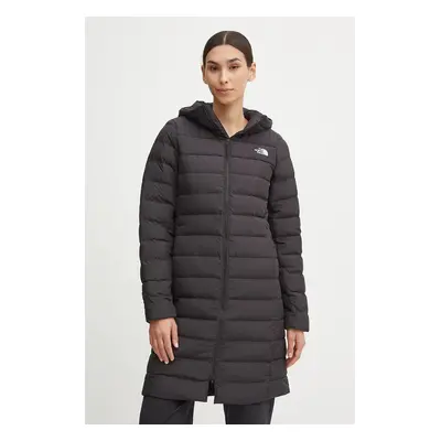 Bunda The North Face Aconcagua Parka dámská, černá barva, zimní, NF0A88TAJK31