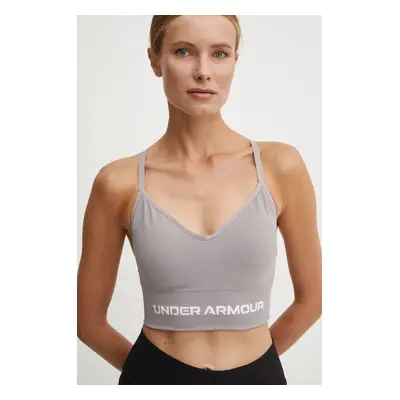 Sportovní podprsenka Under Armour Vanish Seamless fialová barva, 1384417