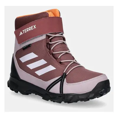 Dětské boty adidas TERREX TERREX SNOW CF R.RDY růžová barva, ID0936