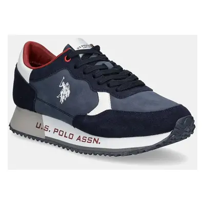 Sneakers boty U.S. Polo Assn. CLEEF tmavomodrá barva, CLEEF006M/DUS1