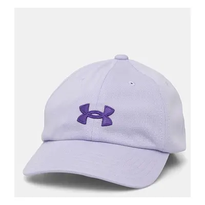 Dětská baseballová čepice Under Armour fialová barva, s aplikací