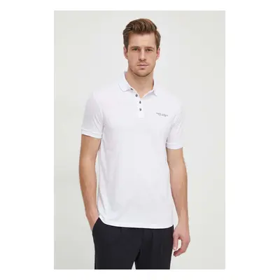 Bavlněné polo tričko Armani Exchange černá barva, 8NZF80 Z8H4Z NOS