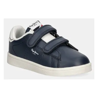 Sneakers boty Pepe Jeans PLAYER AIR tmavomodrá barva, PBS00006