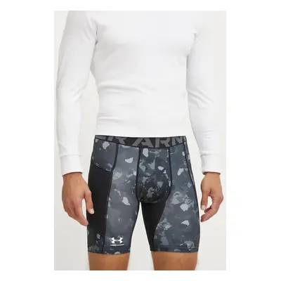 Tréninkové šortky Under Armour HeatGear Printed černá barva, 1386939