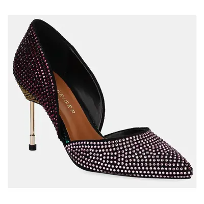 Lodičky Kurt Geiger London Bond 90 fialová barva, 2274599609