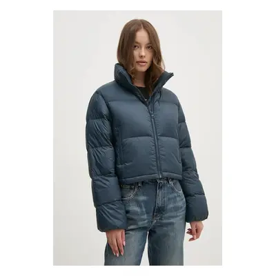 Péřová bunda Calvin Klein Jeans dámská, černá barva, zimní, oversize, J20J223577