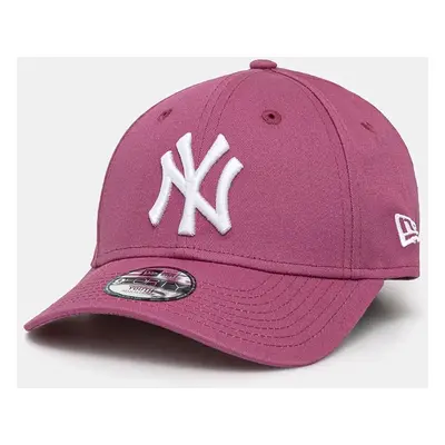 Kšiltovka New Era NEW YORK YANKEES růžová barva, hladká, 60565574