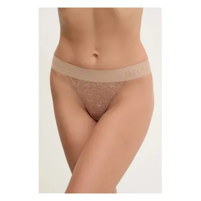 Tanga Emporio Armani Underwear béžová barva, 164282 4R206