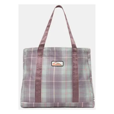 Kabelka Quiksilver Plaid Winter Bag růžová barva, EQYBT03036