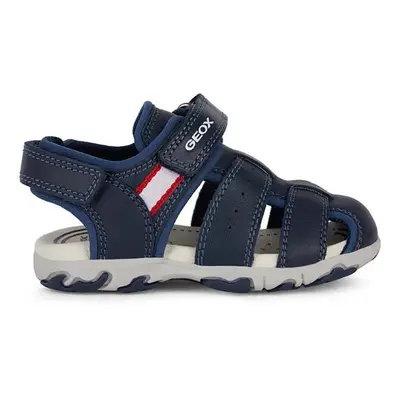 Dětské sandály Geox SANDAL FLAFFEE tmavomodrá barva