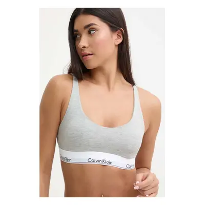 Podprsenka Calvin Klein Underwear šedá barva, 000QF7586E