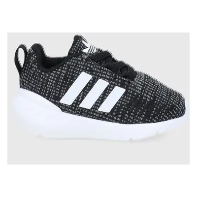 Dětské boty adidas Originals Swift Run 22 GW8184 černá barva