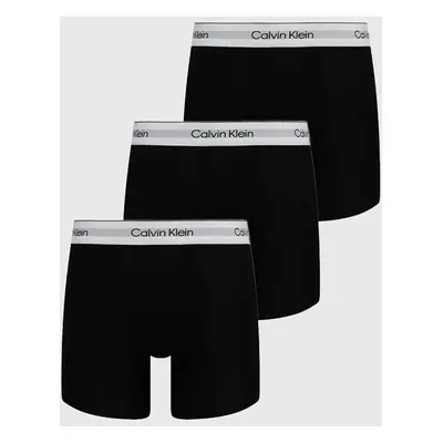 Boxerky Calvin Klein Underwear 3-pack pánské, šedá barva, 000NB3964A