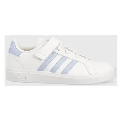 Dětské sneakers boty adidas GRAND COURT 2.0 EL bílá barva