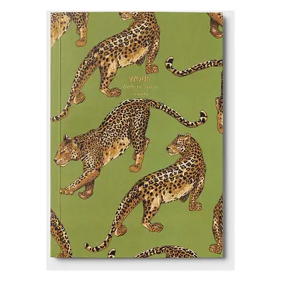 Zápisník WOUF Olive Leopard A5