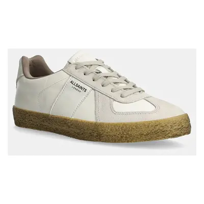 Kožené sneakers boty AllSaints Jaimee Low Top bílá barva, M052FB