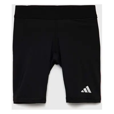 Dětské kraťasy adidas Performance TF SHRT černá barva, hladké