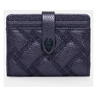 Kožené pouzdro na karty Kurt Geiger London SMALL LEATHER GOODS tmavomodrá barva, 587981109