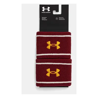 Náramky Under Armour 2-pack vínová barva, 1373119