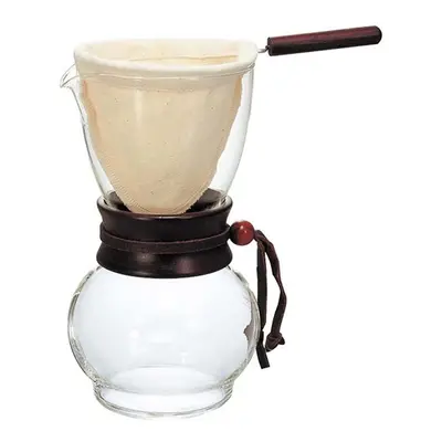 Přepadový set na vaření kávy Hario Woodneck Drip Pot 3 Cup