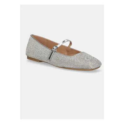 Baleríny Steve Madden Ezri-R stříbrná barva, SM11003245