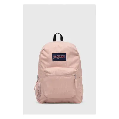 Batoh Jansport růžová barva, velký, hladký