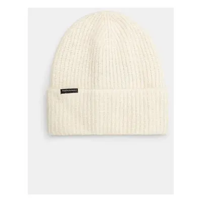 Vlněná čepice Peak Performance Woolblend Hat béžová barva, z tenké pleteniny, G80628