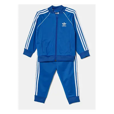 Dětská tepláková souprava adidas Originals SST TRACKSUIT modrá barva, IY4026