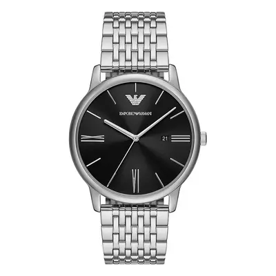 Hodinky Emporio Armani stříbrná barva