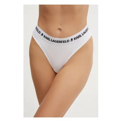 Tanga Karl Lagerfeld 3-pack černá barva, 246W2113