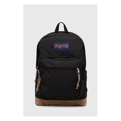 Batoh Jansport černá barva, velký, vzorovaný