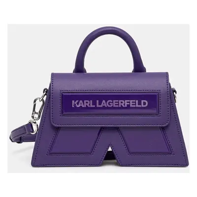 Kabelka Karl Lagerfeld fialová barva, 245W3107