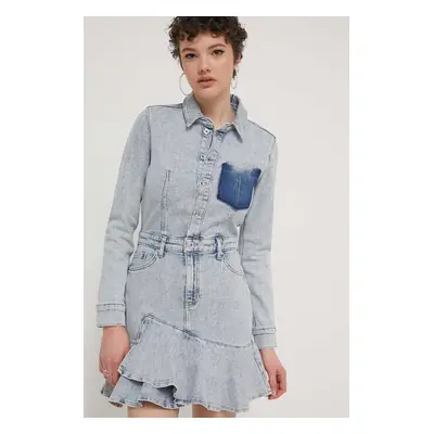 Džínové šaty Karl Lagerfeld Jeans mini