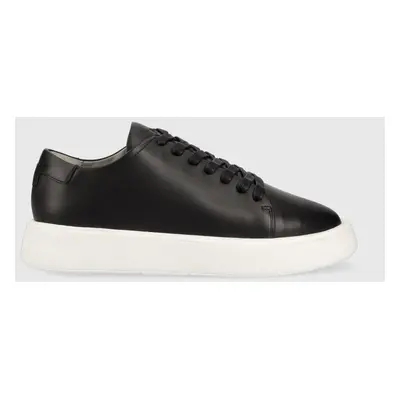 Kožené sneakers boty Strellson Jones Evans C černá barva, 4010003069