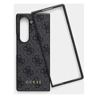 Obal na telefon Guess Z Fold6 F956 černá barva, GUHCZFD6GF4GGR