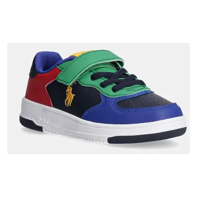 Dětské sneakers boty Polo Ralph Lauren MASTERS COURT PS tmavomodrá barva, RL01242410