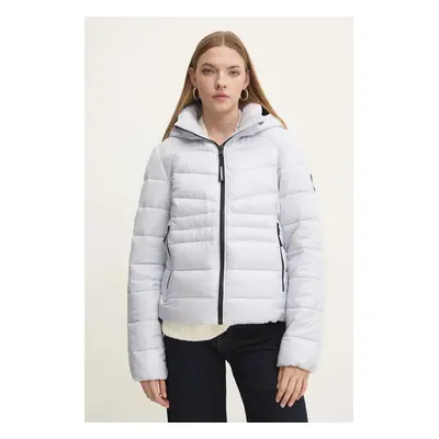 Bunda Superdry dámská, šedá barva, zimní, W5011724A-B9M