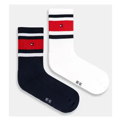 Dětské ponožky Tommy Hilfiger 2-pack tmavomodrá barva, 701229942