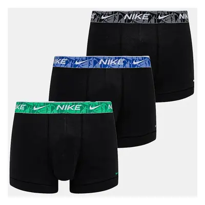 Boxerky Nike 3-pack pánské, černá barva, 0000KE1008