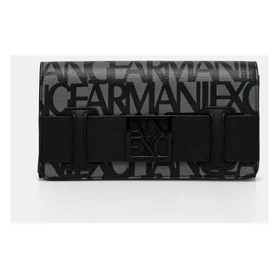 Peněženka Armani Exchange černá barva, 948572 3F742