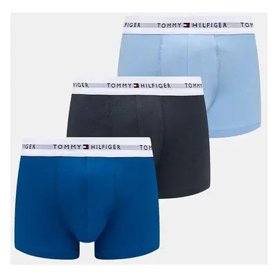 Boxerky Tommy Hilfiger 3-pack pánské, bílá barva, UM0UM02761