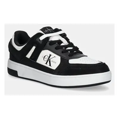 Sneakers boty Calvin Klein Jeans BASKET CUP LOW LACEUP AUTHENTIC černá barva, YM0YM01110