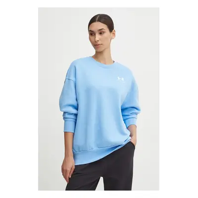 Mikina Under Armour dámská, modrá barva, s aplikací